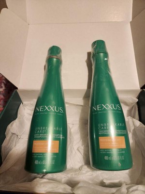  Nexxus Unbreakable Care Shampoo, Conditioner, and Leave-In  Spray 3 Pack For Fine and Thin Hair with Keratin, Collagen, Biotin : Beauty  & Personal Care