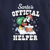 Boys' - Disney - Mickey Mouse Santas Official Helper Christmas Graphic Long Sleeve Fleece Sweatshirt - 2 of 4