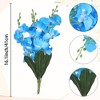 REGALWOVEN Lifelike Silk Decorative Artificial Phalaenopsis Flowers 16.1" 6 Pcs - 4 of 4