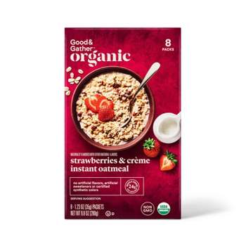 Strawberries and Creme Instant Oatmeal - 9.8oz - Good & Gather™