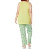 Just Love Womens Tank & Pant Cute Pajama Set - Ribbed PJ Sets Sleepwear Loungewear - 2 of 3