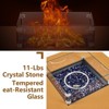 Propane Fire Pit Table with Wind Guard and Rain Cover, Glass Beads, Sturdy Steel Anti-Rust Finish, CSA Safety Certified for Patio Yard Garden - 3 of 4