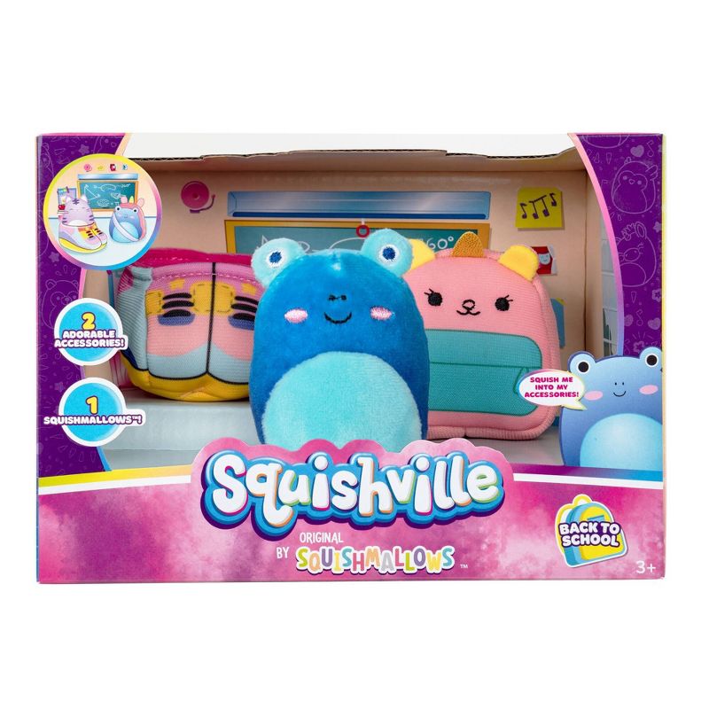 Squishville Back to School Accessory Playset 2&#34; Plush, 3 of 10