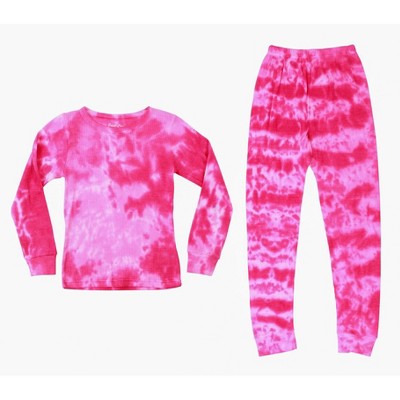 Just Love Girls Tie Dye Two Piece Thermal Underwear Set