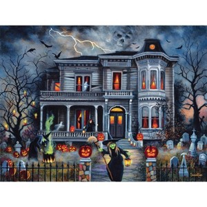 Sunsout Witching Hour 500 pc  Halloween Jigsaw Puzzle 45426 - 1 of 4