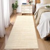 Modern Solid Color Rug Washable Rug with Non Slip TPR Backing, Minimalist Plain Carpet - 4 of 4