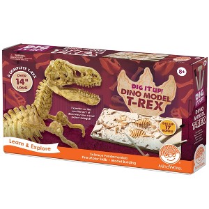 MindWare Dig It Up! Tyrannosaurus Rex 3D Skeleton - 1 of 4
