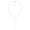 Silpada 'London Decker' Cubic Zirconia Layered Necklace in Sterling Silver, 17" + 2" - 3 of 4