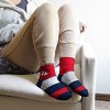 NCAA Fresno State Bulldogs Neapolitan Stride Fuzzy Socks - 3 of 3