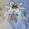 BestParts 30.7" Smart LED Ceiling Fan with Remote & App Control - 3-Speed, 3-Light Modes, Black - 3 of 4