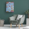 Canvas Wall Art - Sofya Mikeworth 'Ladybugs And Forget-Me-Not Flowers' Wall Art for Living Room, Bedroom, or Office Décor by Trademark Fine Art - 14 x - 4 of 4