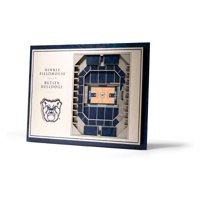 NCAA Butler Bulldogs 5-Layer Stadiumviews 3D Wall Art