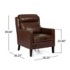 28.25'' Upholstered Club Chair with Waterfall Back, Tapered Legs, Rubberwood Legs and Plush Seating - 4 of 4