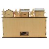 11.25 In Led 3 Cabin Scene Country Store Calender Christmas Village Decorative Holiday Scene Props - 2 of 4