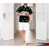 LA LEELA Men's Pirates Hawaiian Shirts Short Sleeve Button Down Shirt Mens Hawaii Shirts Vacation Summer Beach Shirts for Men Funny - 2 of 4