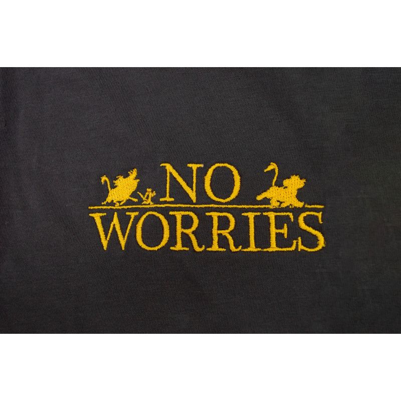 Men's Lion King No Worries Embroidered T-Shirt, 2 of 6