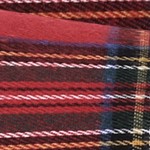 large plaid red