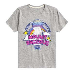 Boys' - Trolls - Welcome to The World of Mount Rageous Short Sleeve Graphic T-Shirt - 1 of 4