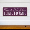 Slickblue No Place Like Home Sign, 3.5x10 Rustic Pine Wood Plaque, Multiple Color Options, Hanging or Shelf - 2 of 3