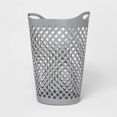 2.2bu Flexible Laundry Hamper Gray - Brightroom™ : Target