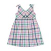 Hope & Henry Girls' Sleeveless Bow Shoulder Swing Dress, Infant - 3 of 4
