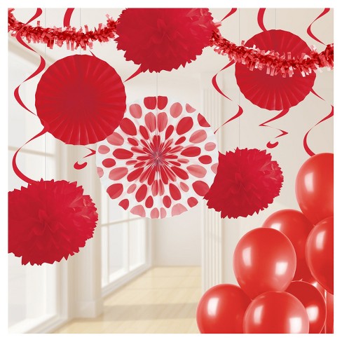 Classic Red Party Decorations Kit Target