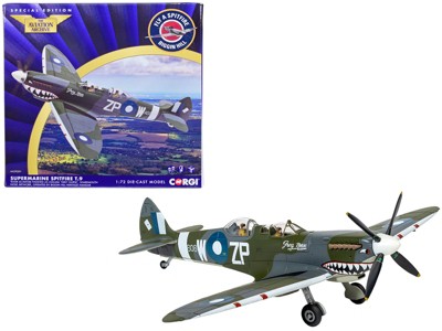 Supermarine Spitfire T.9 TE308 Fighter Aircraft "Biggin Hill Heritage Hangar" "The Aviation Archive" 1/72 Diecast Model by Corgi