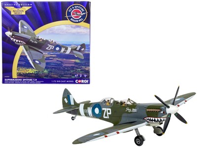 Supermarine Spitfire T.9 TE308 Fighter Aircraft Biggin Hill Heritage  Hangar The Aviation Archive 1/72 Diecast Model by Corgi