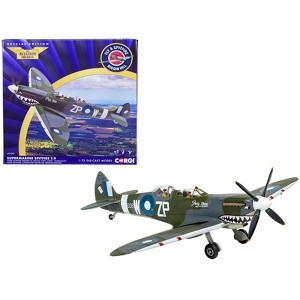 Supermarine Spitfire T.9 TE308 Fighter Aircraft "Biggin Hill Heritage Hangar" "The Aviation Archive" 1/72 Diecast Model by Corgi - 1 of 4