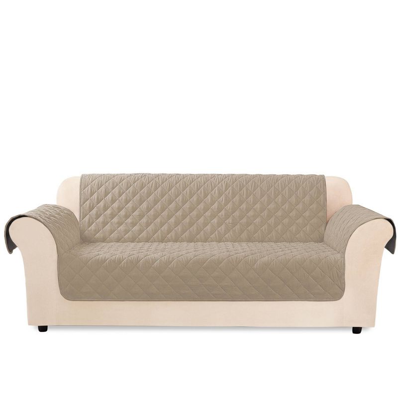 Microfiber Non-Slip Sofa Furniture Protector - Sure Fit, 1 of 6