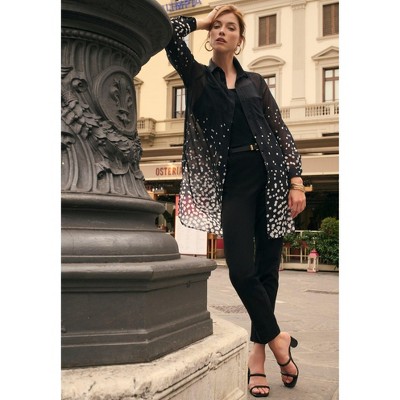 Jessica London Sheer Georgette Mega Tunic