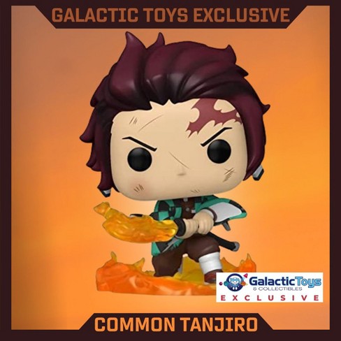 Galactic Toys Exclusive - Funko Pop! Animation: Demon Slayer - Tanjiro  Kamado W Flaming Blade Common : Target