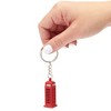 Juvale 6 Pack London Keychain Souvenir Gifts, Key Rings with British UK Flag, Phone Booth, Big Ben, Double-Decker Bus, England - 3 of 4