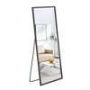 GlasFlength Full Length Mirrors, Wall-Mounted Full-Length Metal Frame Mirror for Bathroom, Bedroom, and Decor, Clear, 31.5"*1"*71" - 3 of 4