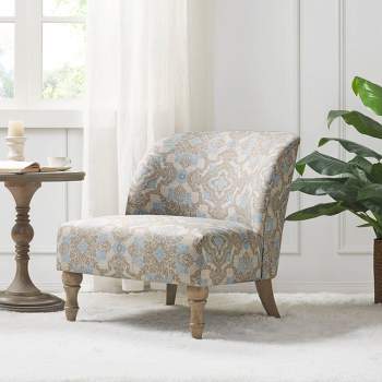 Maribelle Accent Chair Beige/Blue - Martha Stewart