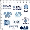 Phi Delta Theta Variety 100Ct Sticker Pack Miscellaneous 100 Ct. Sticker Pack - 2 of 4