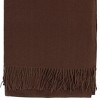 CTM Women's Heavyweight Solid Color Pashmina Scarf Shawl - 2 of 2