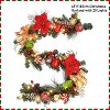 6 Ft Pre Lit Christmas Garland with 20 LED Lights & Glitter Bows - 3 of 4
