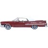 1961 Chrysler 300 Convertible (Closed Top) Cinnamon Brown Met w/White Top 1/87 (HO) Scale Diecast Model Car by Oxford Diecast - 2 of 4