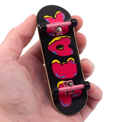 Teak Tuning Pro 32mm Fingerboard Complete - 5 Ply Wood Deck with Pro Trucks - Donut Teak