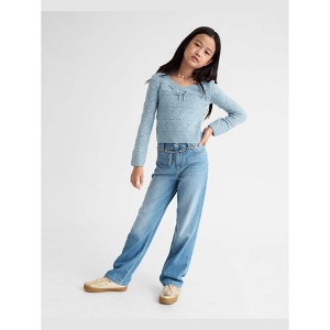 The Children's Place Girls Heart Belted Slouchy Jeans - 1 of 4