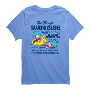 Boys' - Dr. Seuss - The Things Swim Club Short Sleeve Graphic T-Shirt - 1 of 4