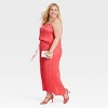 Women's Textured Satin Cami Blouse - A New Day™ - 3 of 4