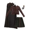 HalloweenCostumes.com Adult Winter Warrior Costume for Women,  Caped Medieval Fighter Halloween Outfit - 4 of 4