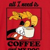 Men's - Disney - Coffee and My Dog Long Sleeve Graphic T-Shirt - 2 of 3