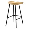 Modway Concord Backless Wood Counter Stools - Set of 2 - 4 of 4