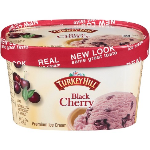 Turkey Hill Black Cherry Ice Cream 1 5 Qt Target