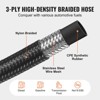 VEVOR 10AN Fuel Line Kit, 10 FT Fuel Hose Kit, 0.55" Nylon Stainless Steel Braided Fuel Line Oil/Gas/Diesel Hose End Fitting Kit - 4 of 4