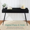 Best Choice Product Modern 88 Key Fully Weighted Desk Style Digital Piano w/ Metal Legs, 3 Sustain Pedal - 4 of 4