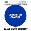 Creighton University Alumni Automotive Car Window Locker Circle Bumper Sticker - 2 of 4